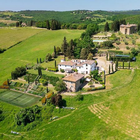 Villa Rignana Chianti Estate, Pool, Tennis,Cook Greve in Chianti Eksteriør billede