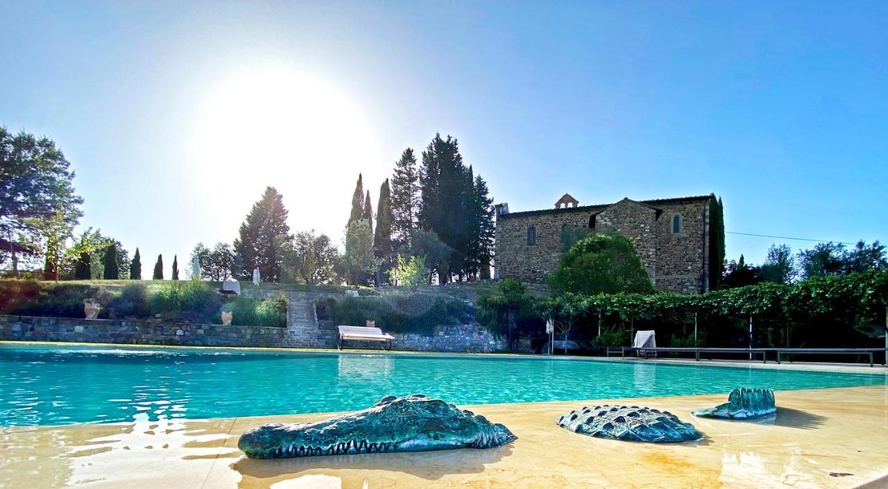Villa Rignana Chianti Estate, Pool, Tennis,Cook Greve in Chianti Eksteriør billede
