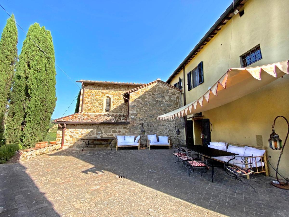 Villa Rignana Chianti Estate, Pool, Tennis,Cook Greve in Chianti Eksteriør billede