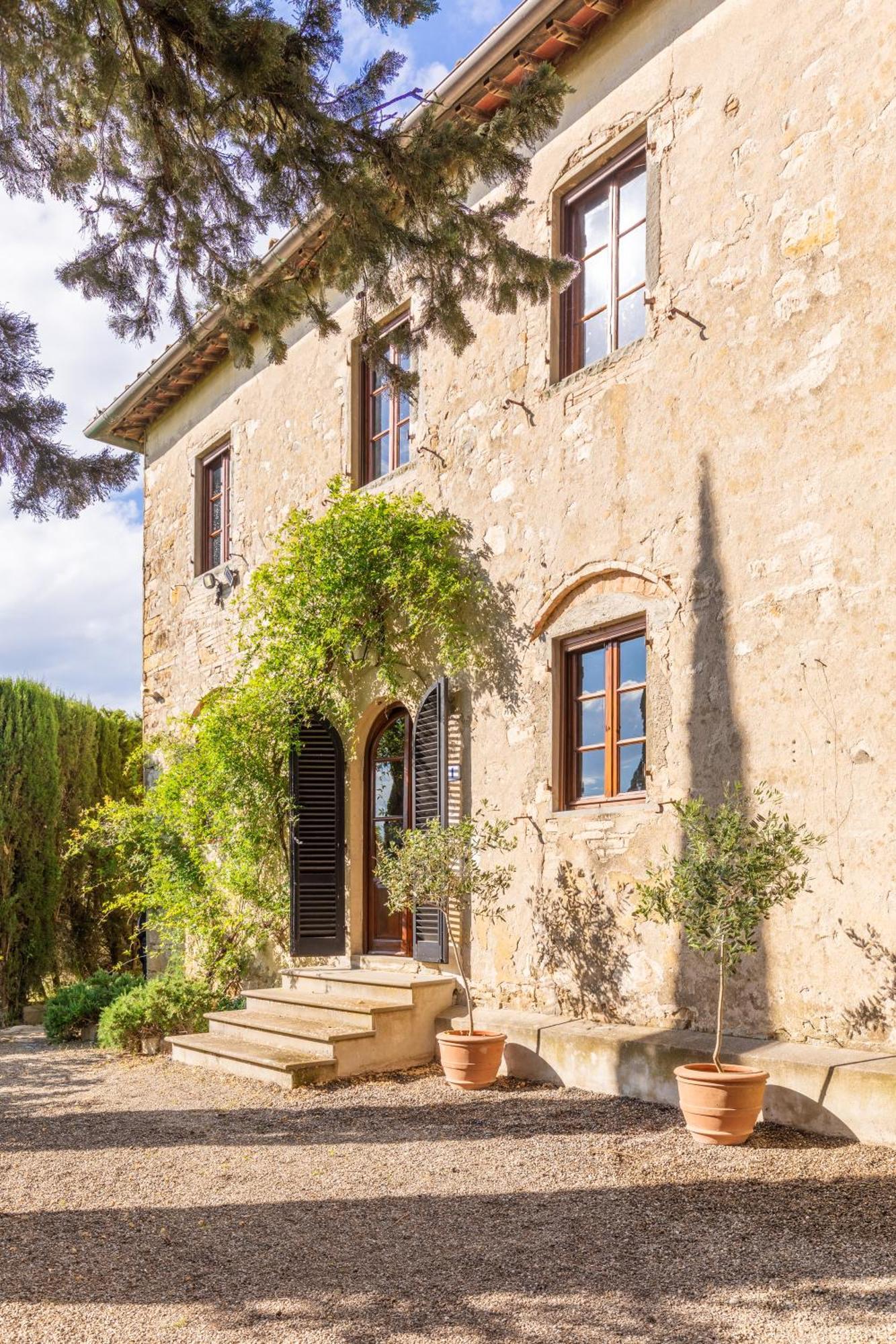 Villa Rignana Chianti Estate, Pool, Tennis,Cook Greve in Chianti Eksteriør billede