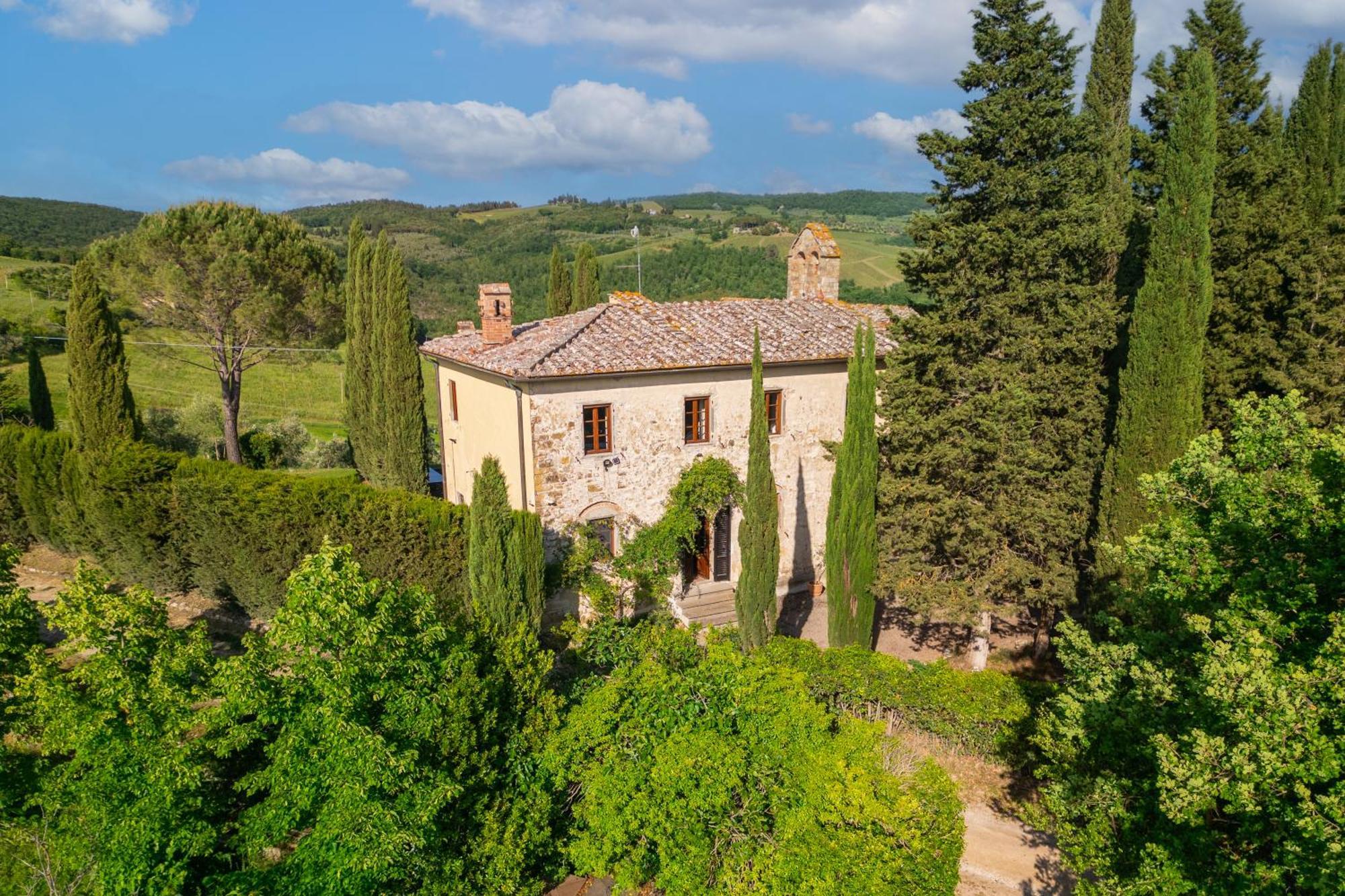 Villa Rignana Chianti Estate, Pool, Tennis,Cook Greve in Chianti Eksteriør billede